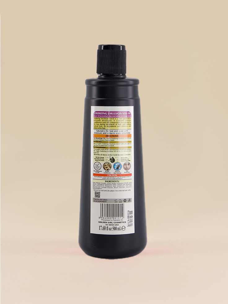 Oxidizing Emulsion 10 Vol 500ml - Golden Girl Cosmetics