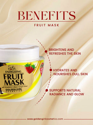 Fruit Mask - Strawberry & Blackcurrant- 500ml - Golden Girl Cosmetics
