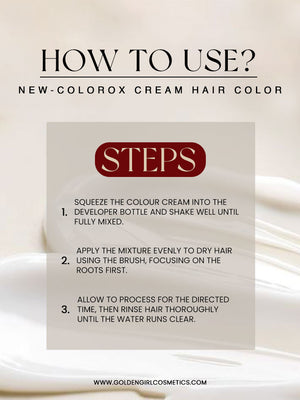 New-Colorox Cream Hair Color - Golden Girl Cosmetics