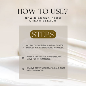 New-Diamond Glow Cream Bleach - Golden Girl Cosmetics