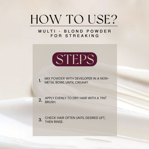 Multi - Blond Powder for Streaking - Golden Girl Cosmetics