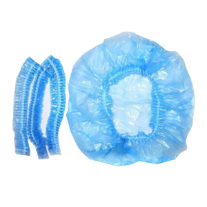 Disposable Shower Caps Plastic Hair Cover - Golden Girl Cosmetics