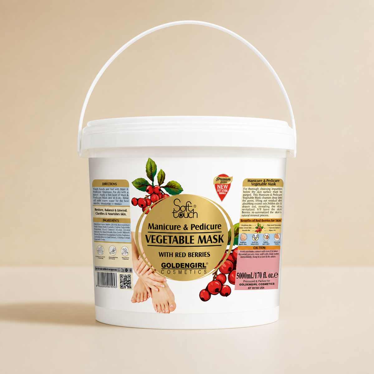 Mani Pedi Vegetable Mask - Golden Girl Cosmetics