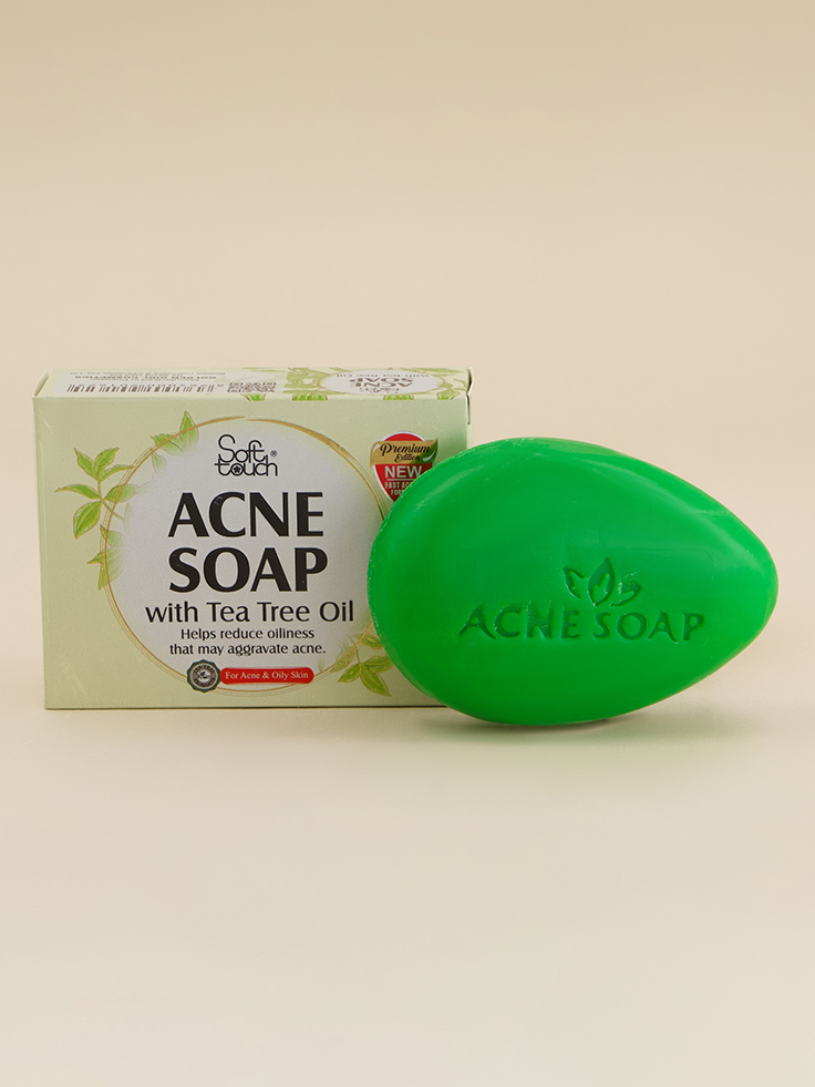 Acne Soap With Active Tea Tree Oil 115gm - Golden Girl Cosmetics