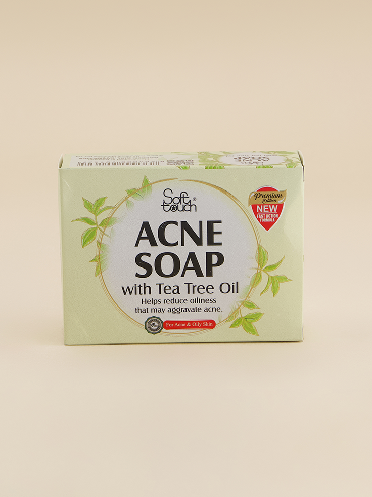 Acne Soap With Active Tea Tree Oil 115gm - Golden Girl Cosmetics