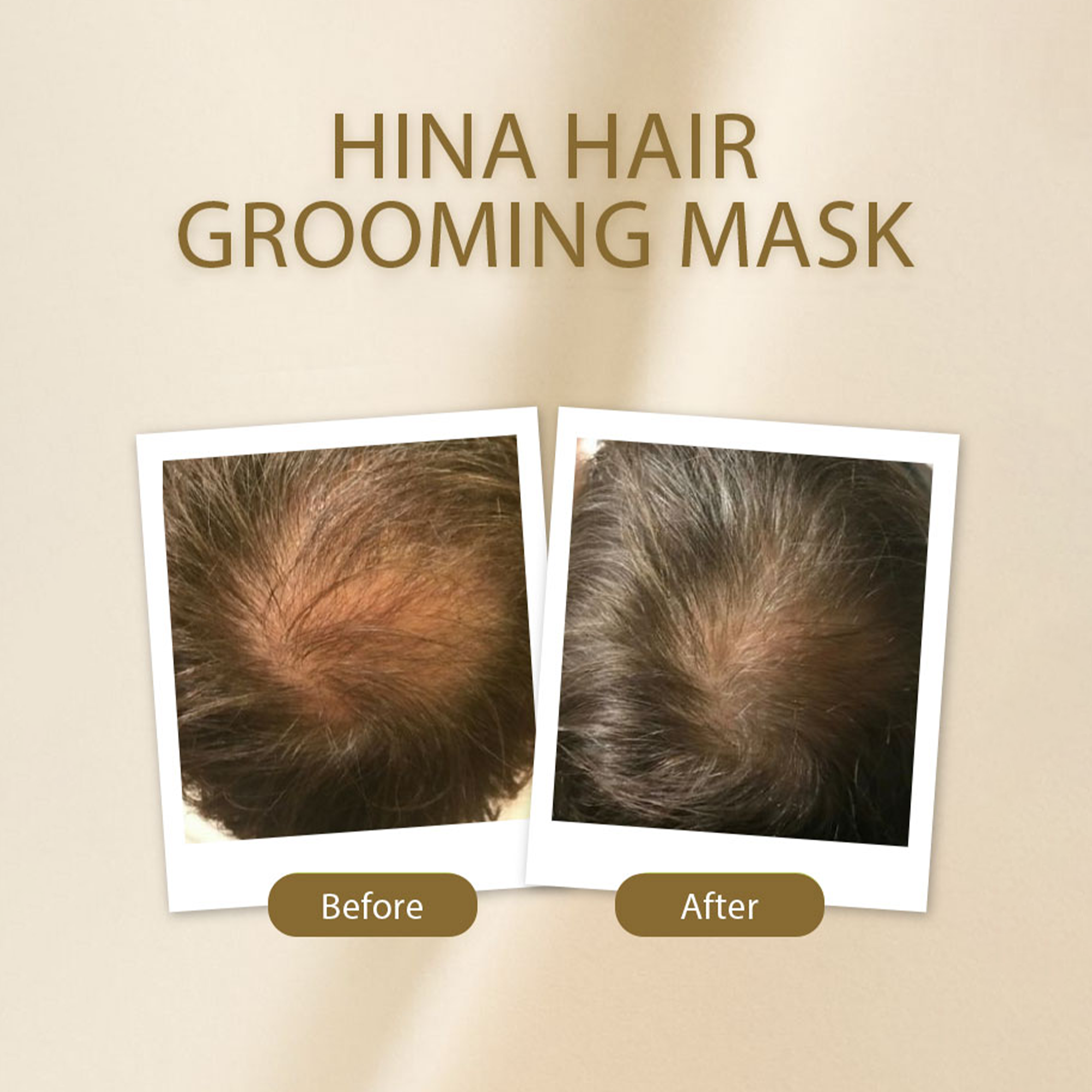 Hina Hair Grooming Mask - Golden Girl Cosmetics
