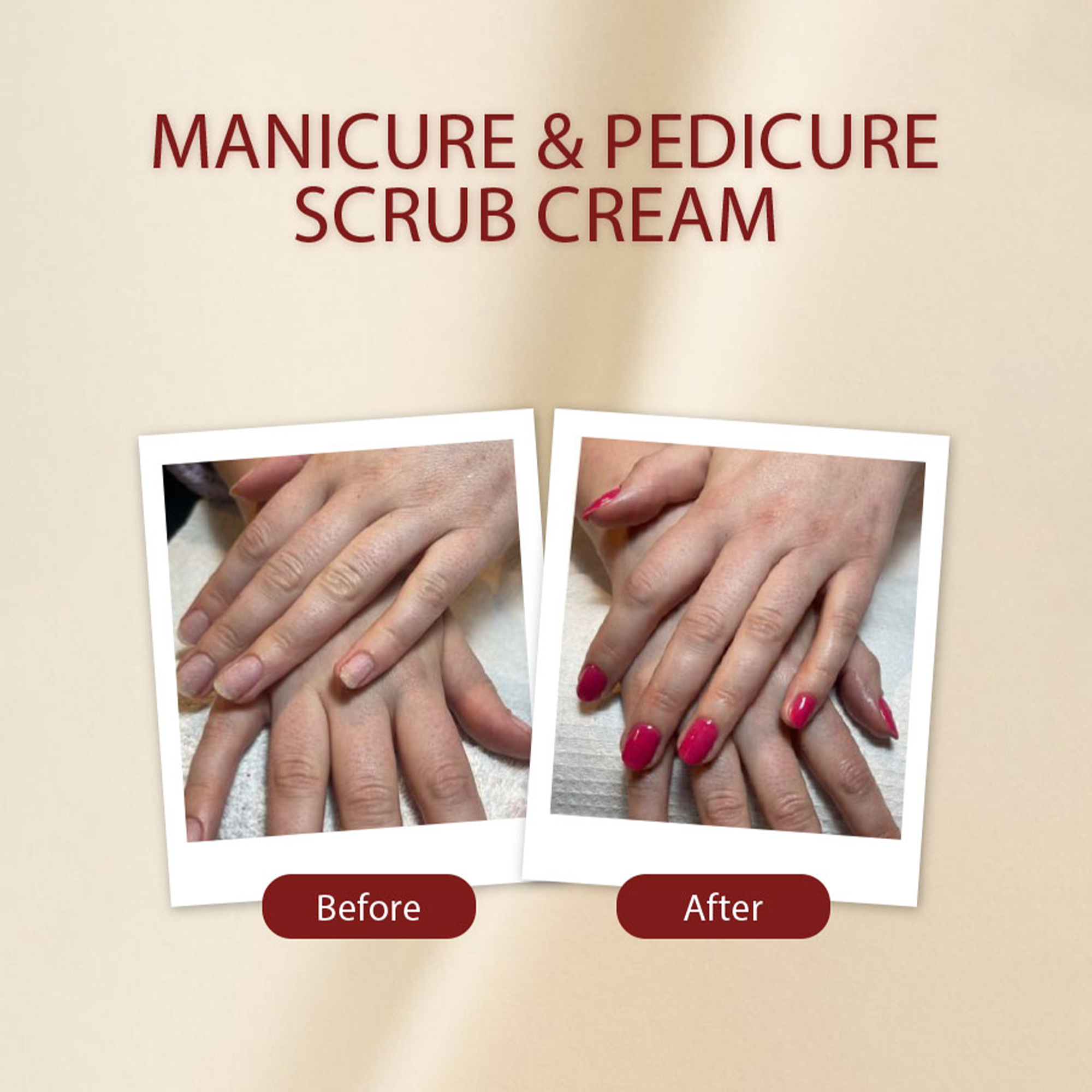 Manicure & Pedicure Scrub Cream - Golden Girl Cosmetics