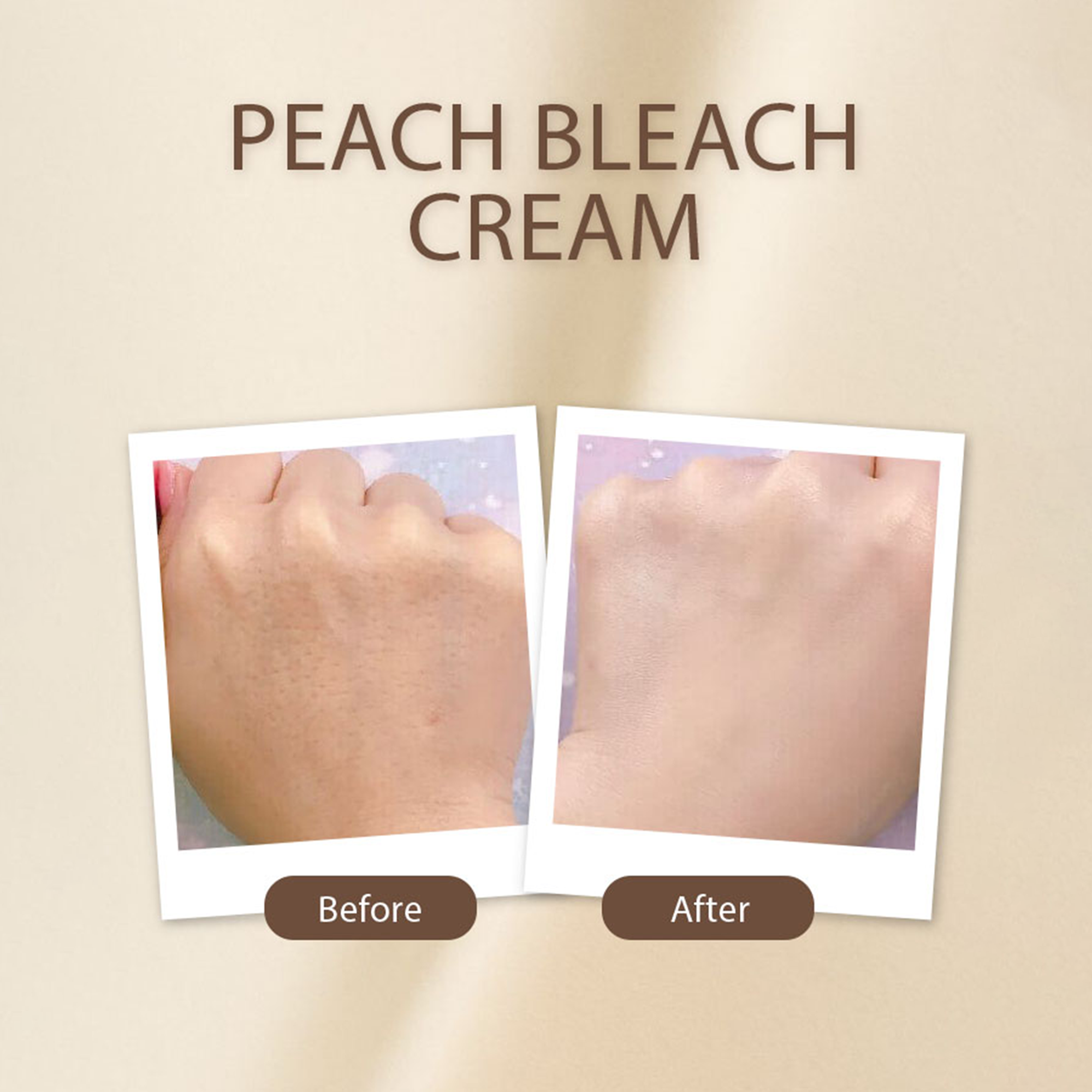 Peach Bleach Cream - Golden Girl Cosmetics