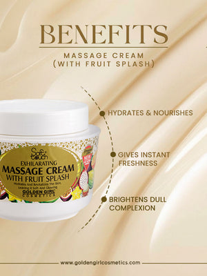 Massage Cream (With Fruit Splash) 500gm - Golden Girl Cosmetics