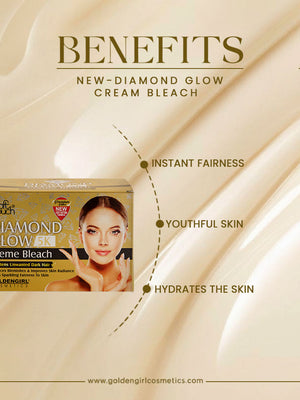 New-Diamond Glow Cream Bleach - Golden Girl Cosmetics