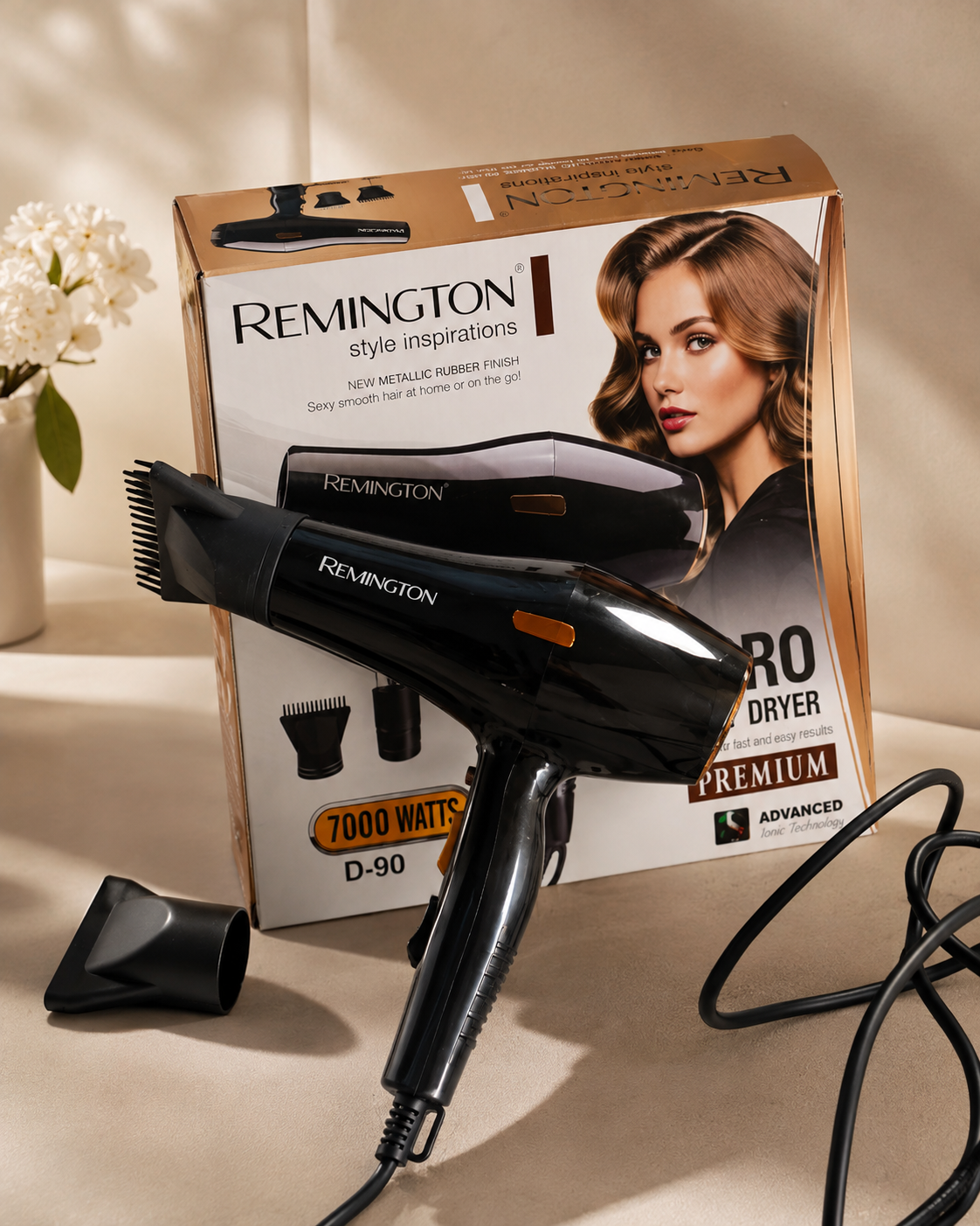 GG-404-A- Remington Style Inspirations Pro Hair Dryer D-90