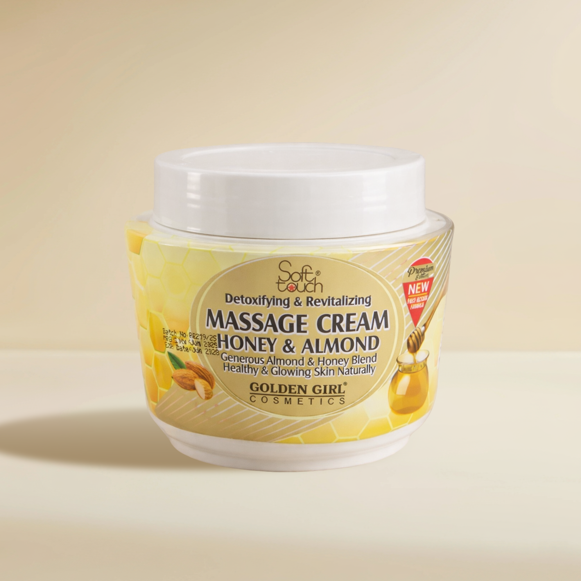Massage Cream (Honey & Almond) - Golden Girl Cosmetics