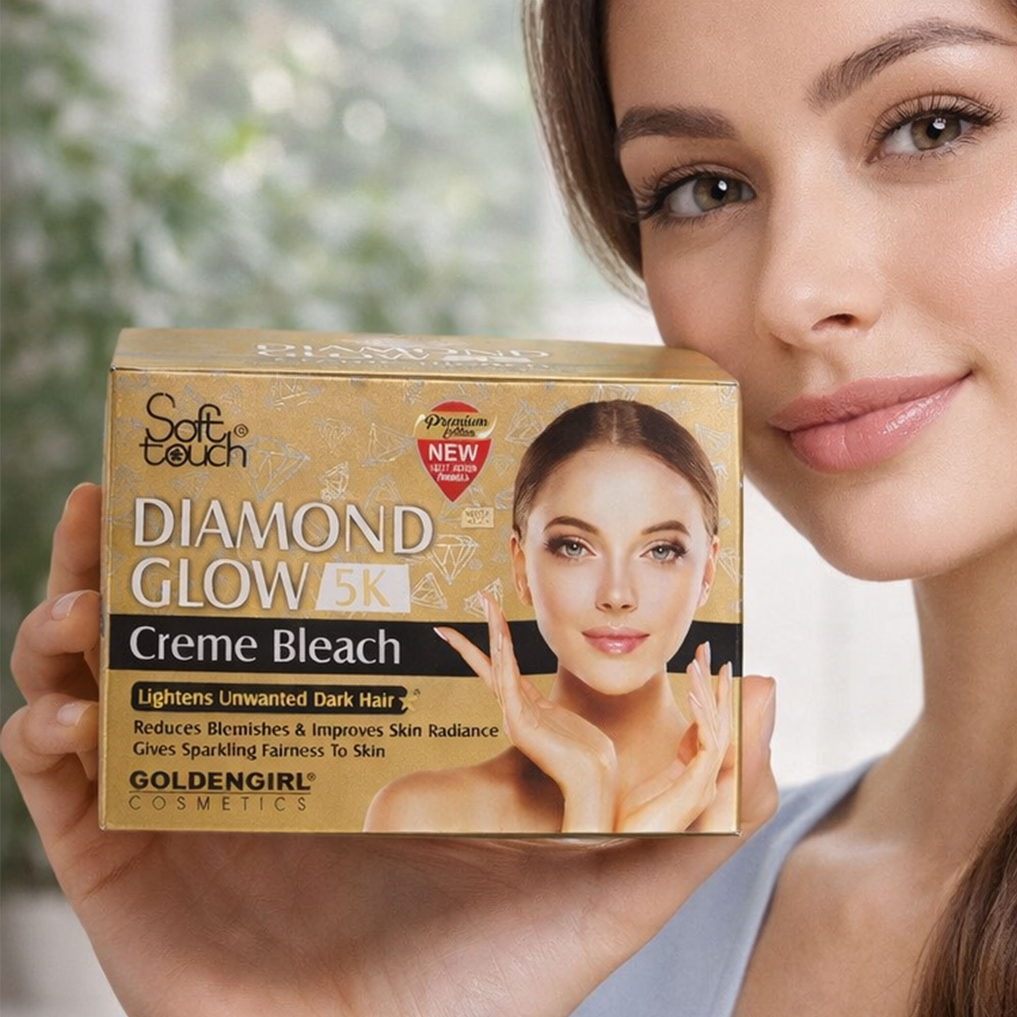 New-Diamond Glow Cream Bleach - Golden Girl Cosmetics