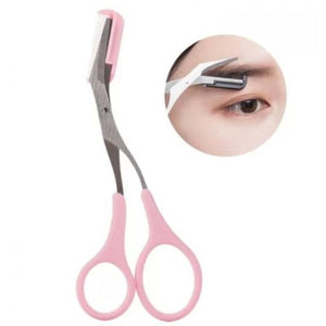 Professional eyebrow scissors for trimming and shaping facial hair.