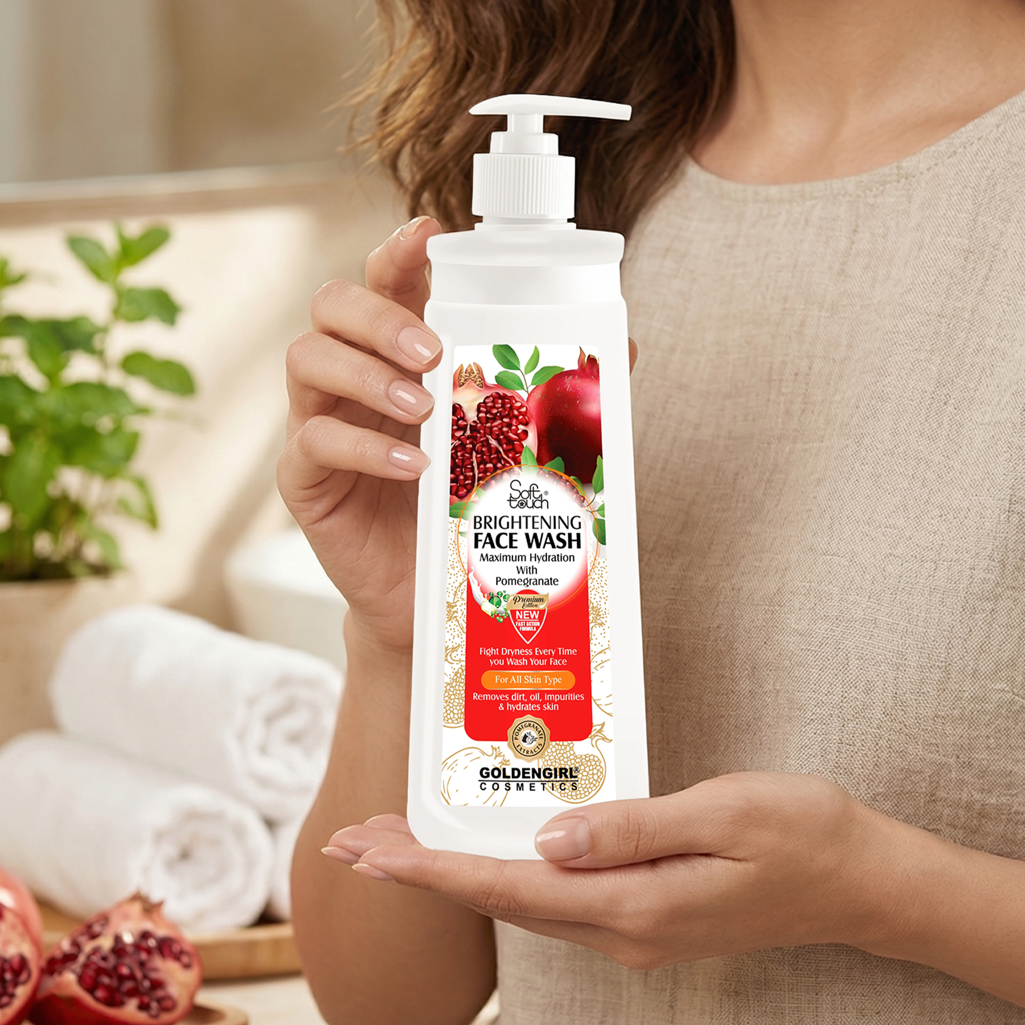 Glowing Face Wash - Golden Girl Cosmetics