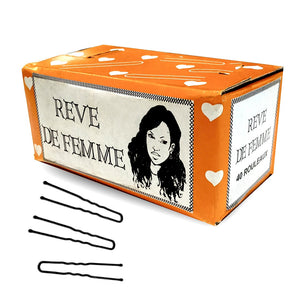 “Professional black hair pin for styling and holding hair in place.”