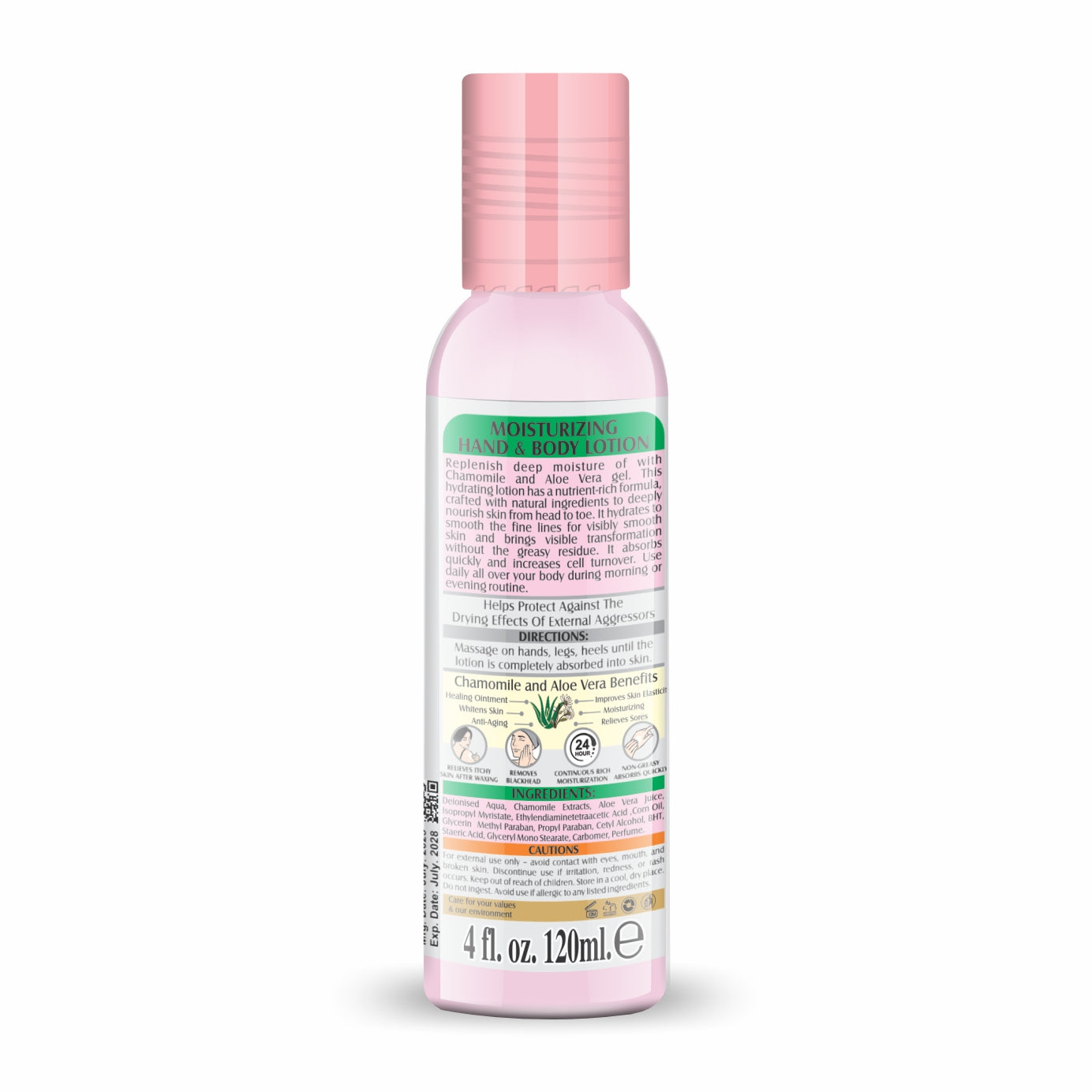 Hand & Body Lotion 120ml - Golden Girl Cosmetics