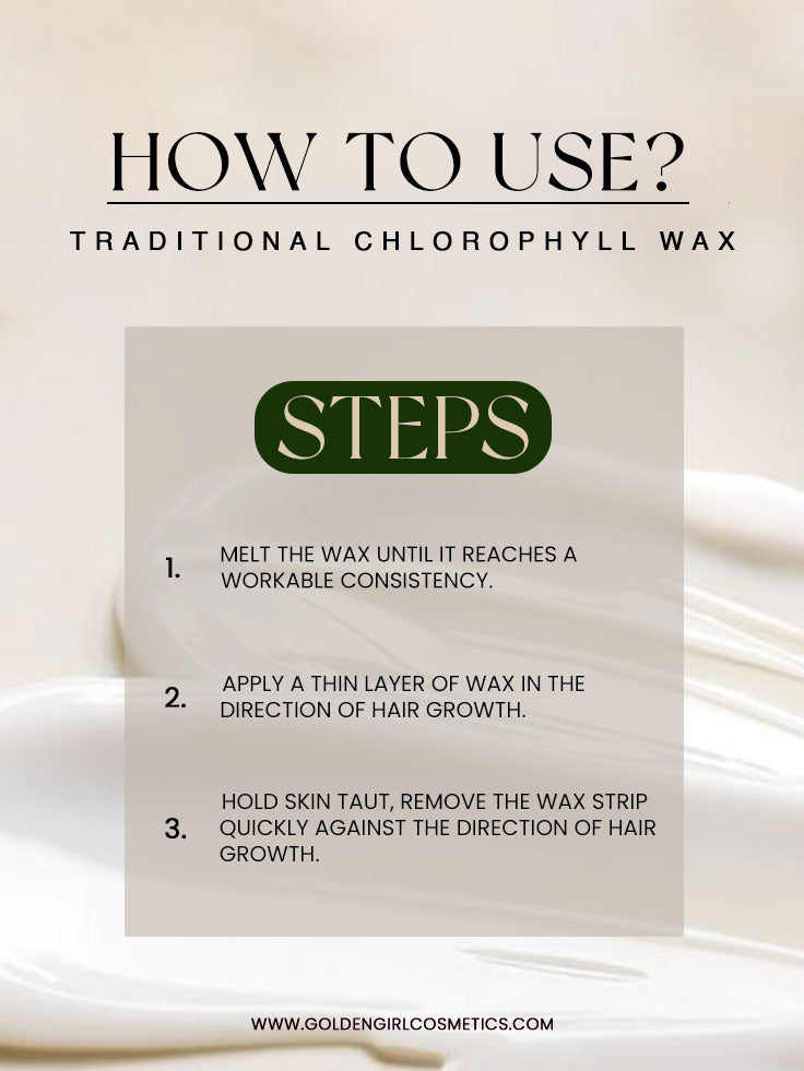 Traditional Chlorophyll Wax - Golden Girl Cosmetics