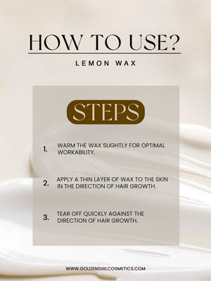 Lemon Wax - Golden Girl Cosmetics