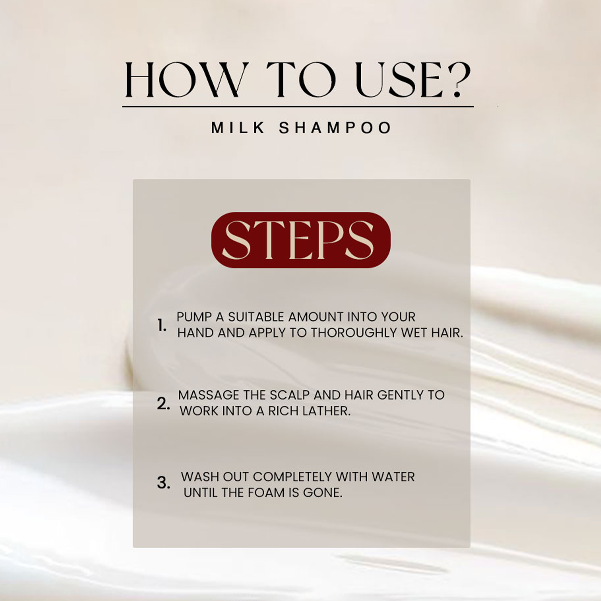 Milk Shampoo - Golden Girl Cosmetics