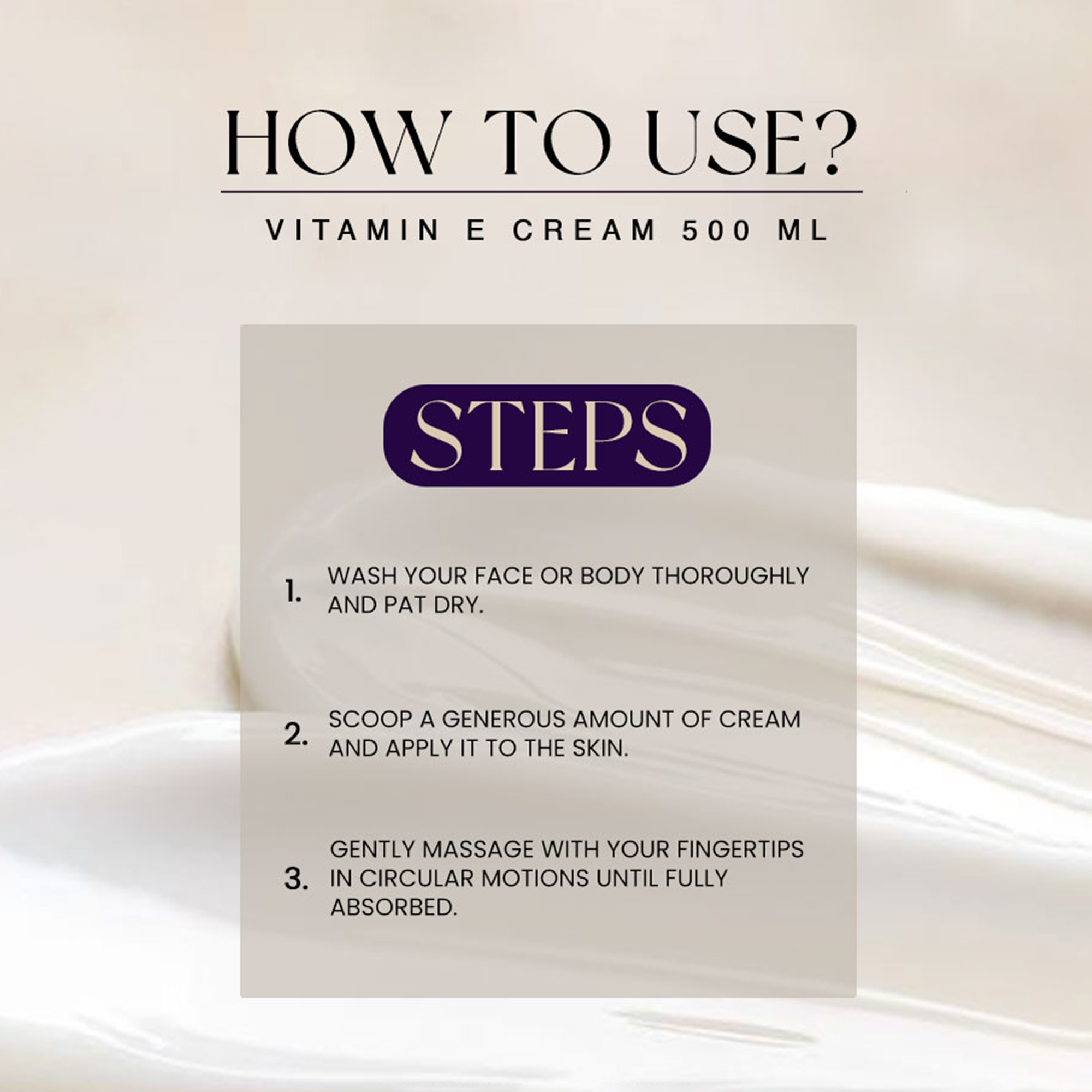 Vitamin E Cream - Golden Girl Cosmetics