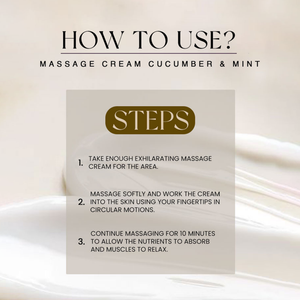 Massage Cream Cucumber & Mint - Golden Girl Cosmetics