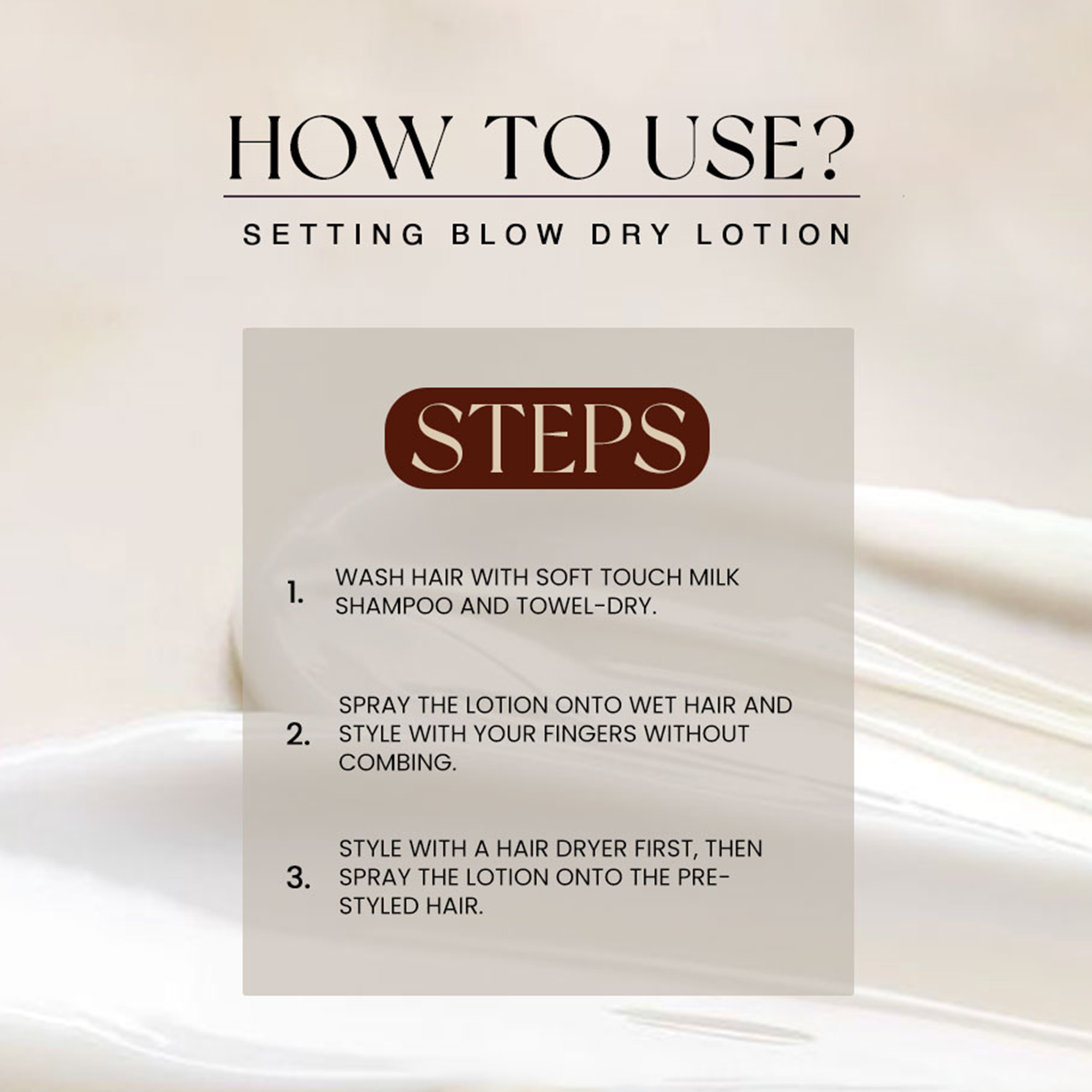 Setting Blow Dry Lotion - Golden Girl Cosmetics