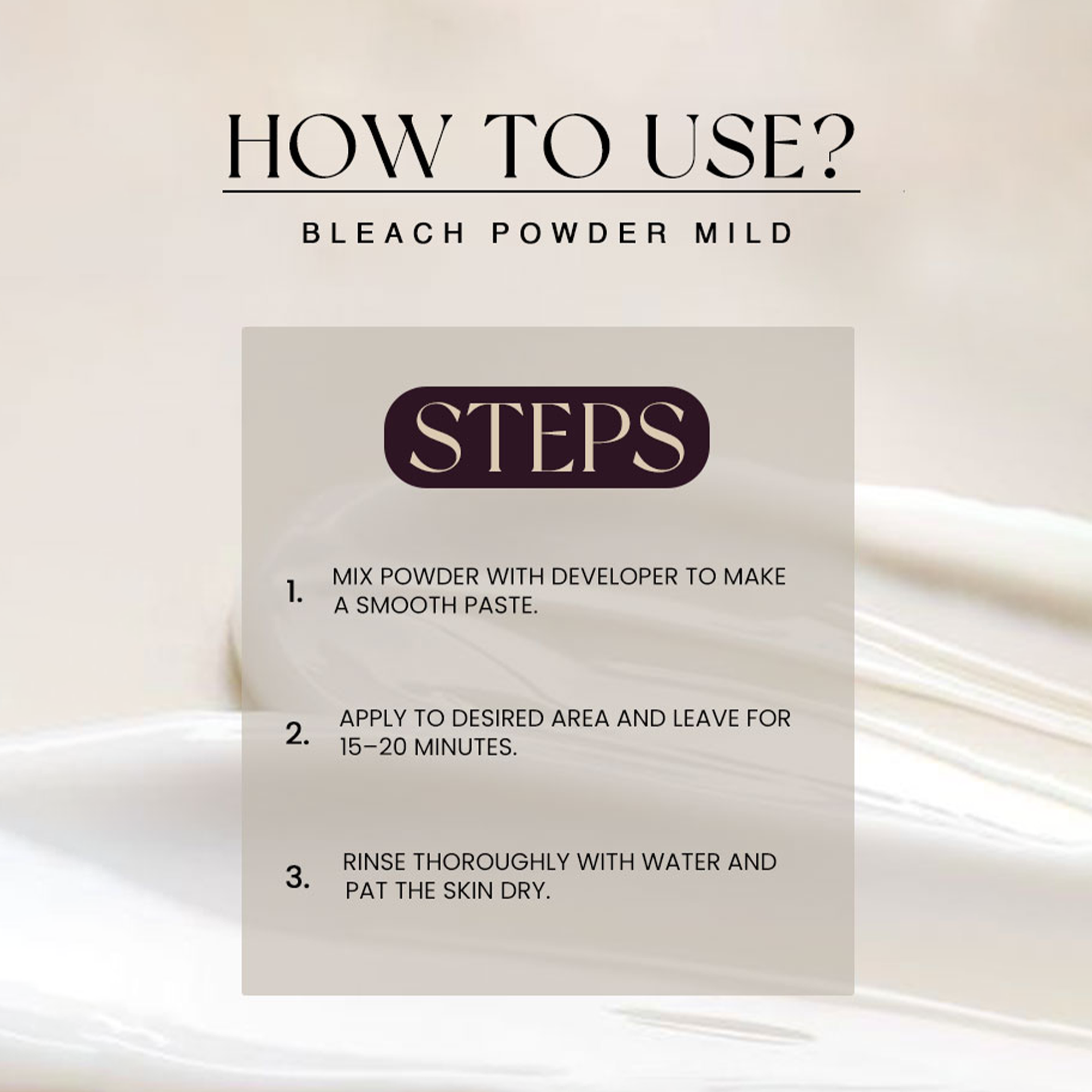 Mild Bleach Powder - Golden Girl Cosmetics