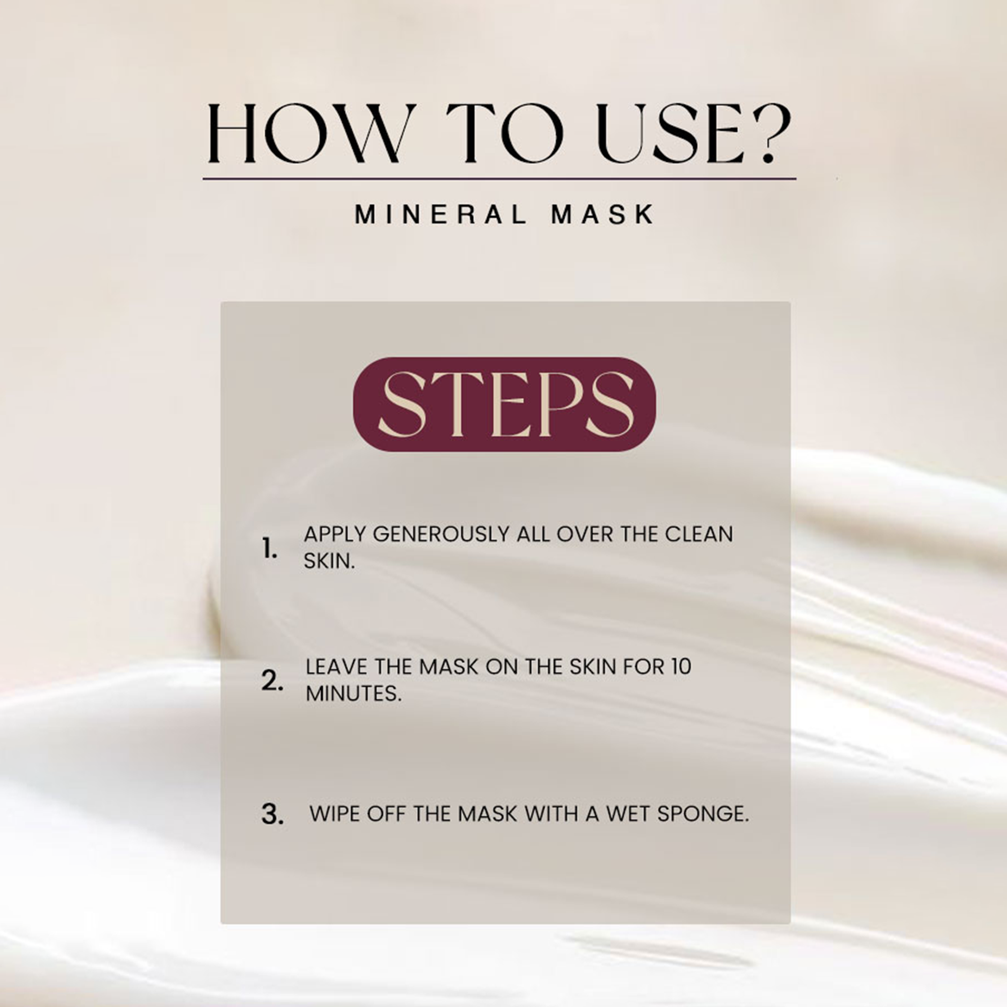 Mineral Mask - Golden Girl Cosmetics