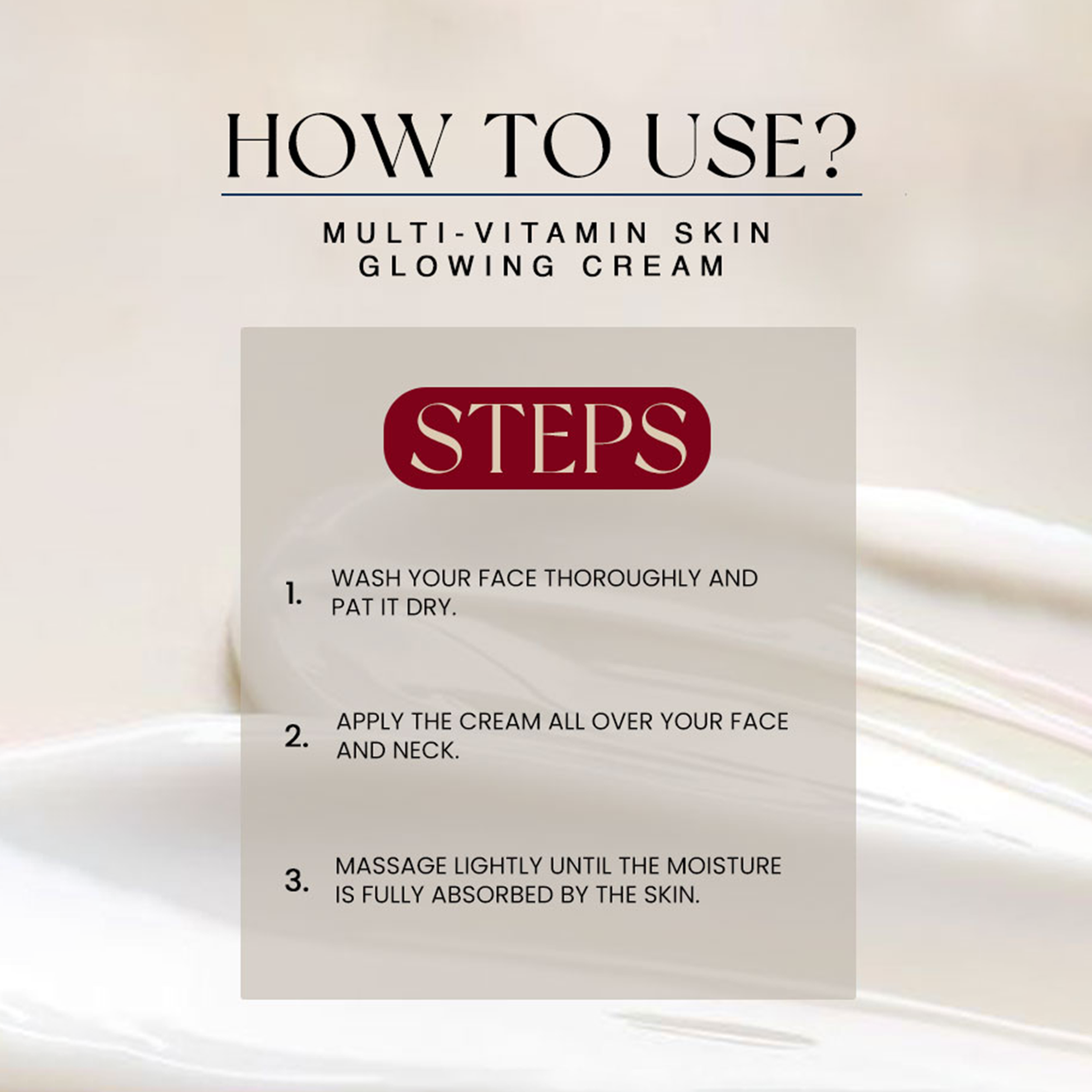 Multi-Vitamin Skin Glowing Cream - Golden Girl Cosmetics