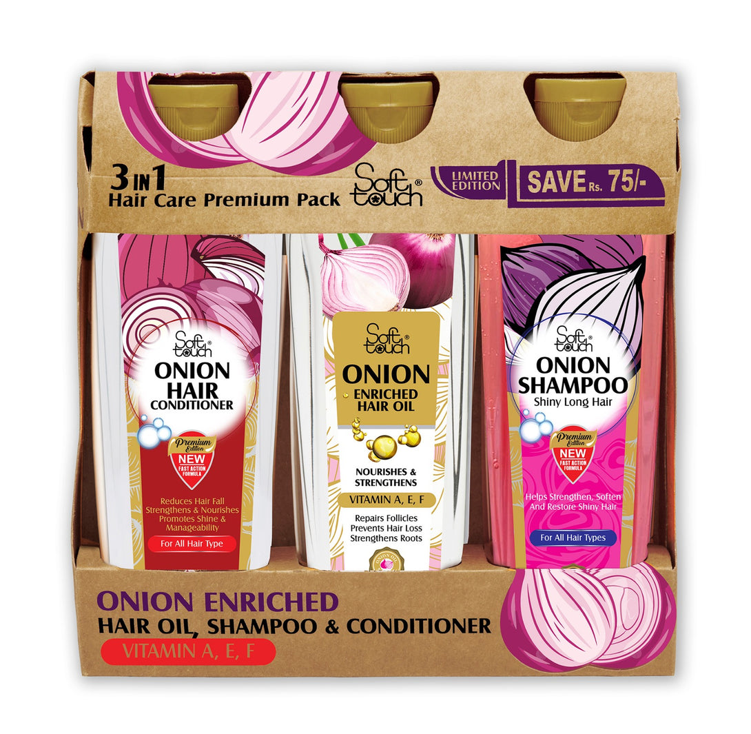 Onion hair care pack of 3