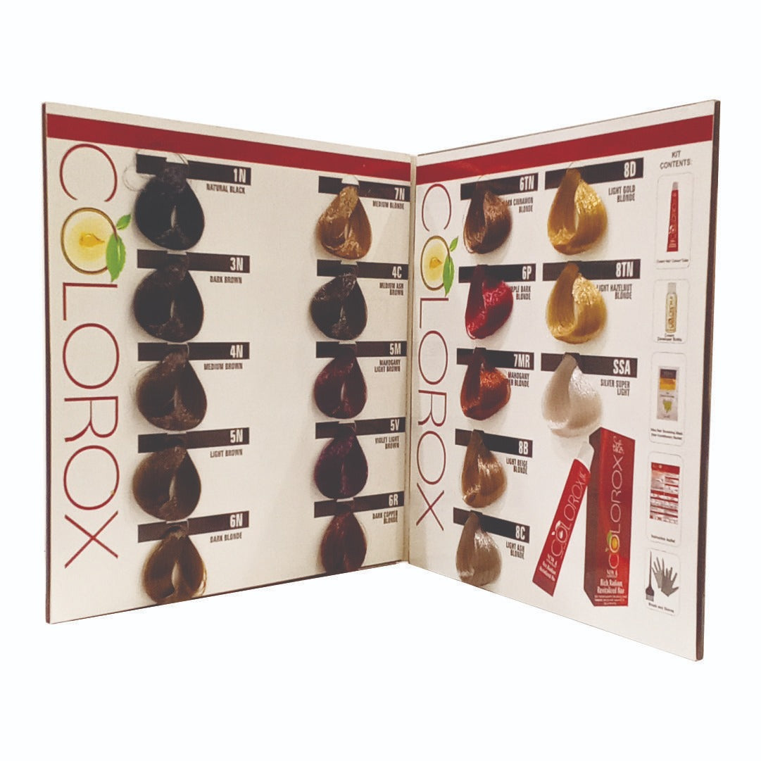 “Collage of hair color shade cards from Golden Girl, showing various shades and codes.”