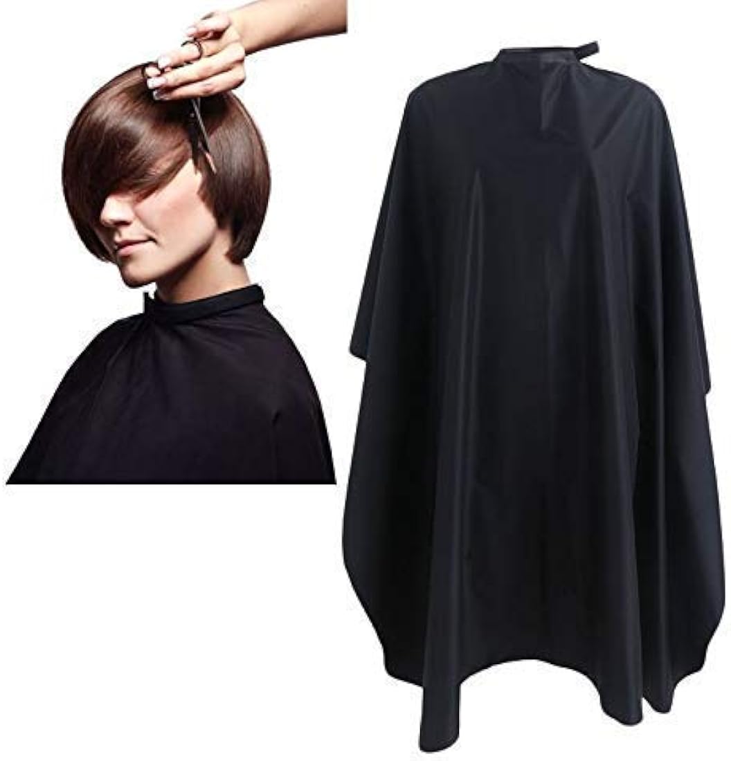 “Hair cutting sheet for salon clients to protect clothing during haircuts.”