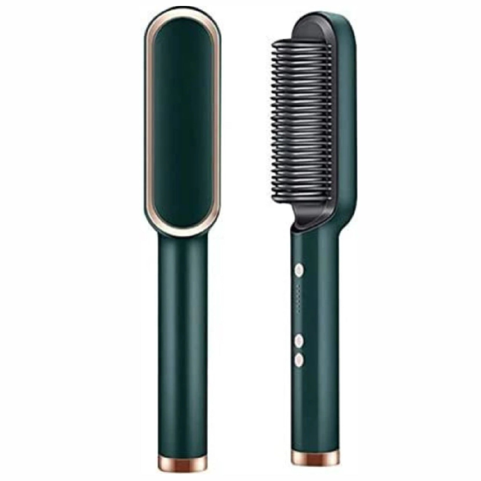 Hair Straightener Ceramic Heated Hair Brush - Golden Girl Cosmetics