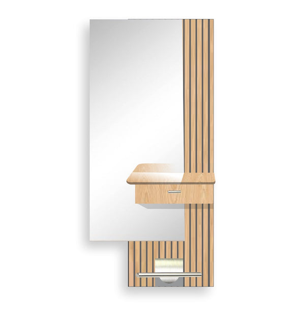 Salon Mirror GG-345 Work Station Wooden