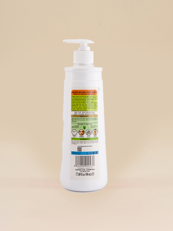 Moisturizing Face Wash 500ml - Golden Girl Cosmetics