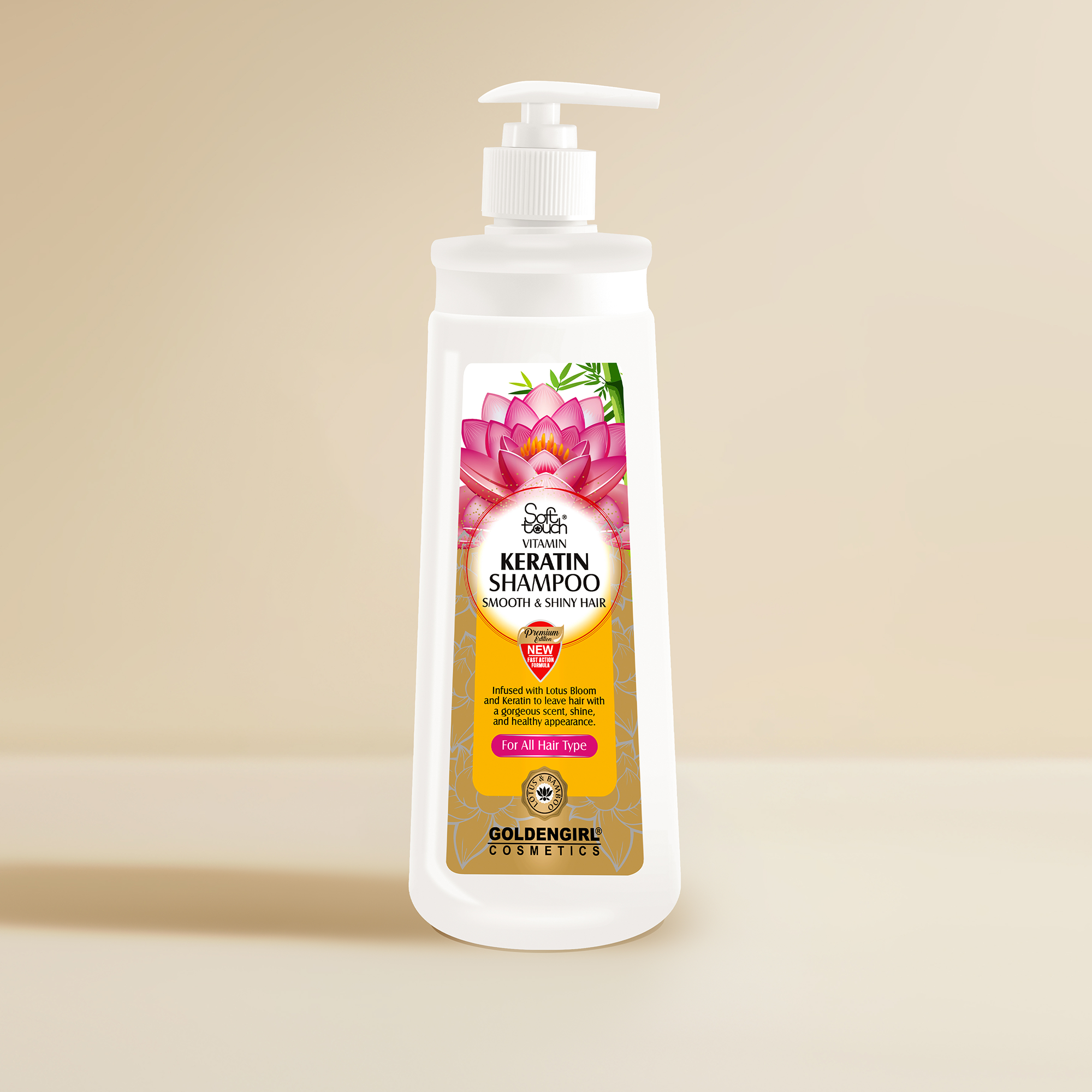 Keratin Shampoo - Golden Girl Cosmetics