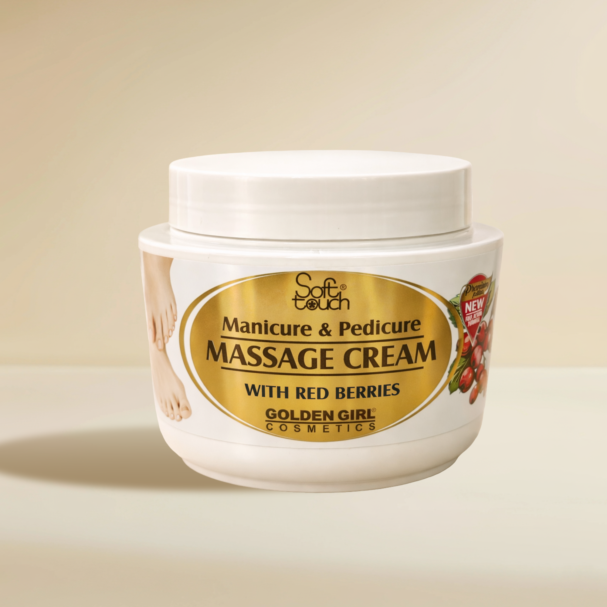 Mani & Pedicure Massage Cream - Golden Girl Cosmetics