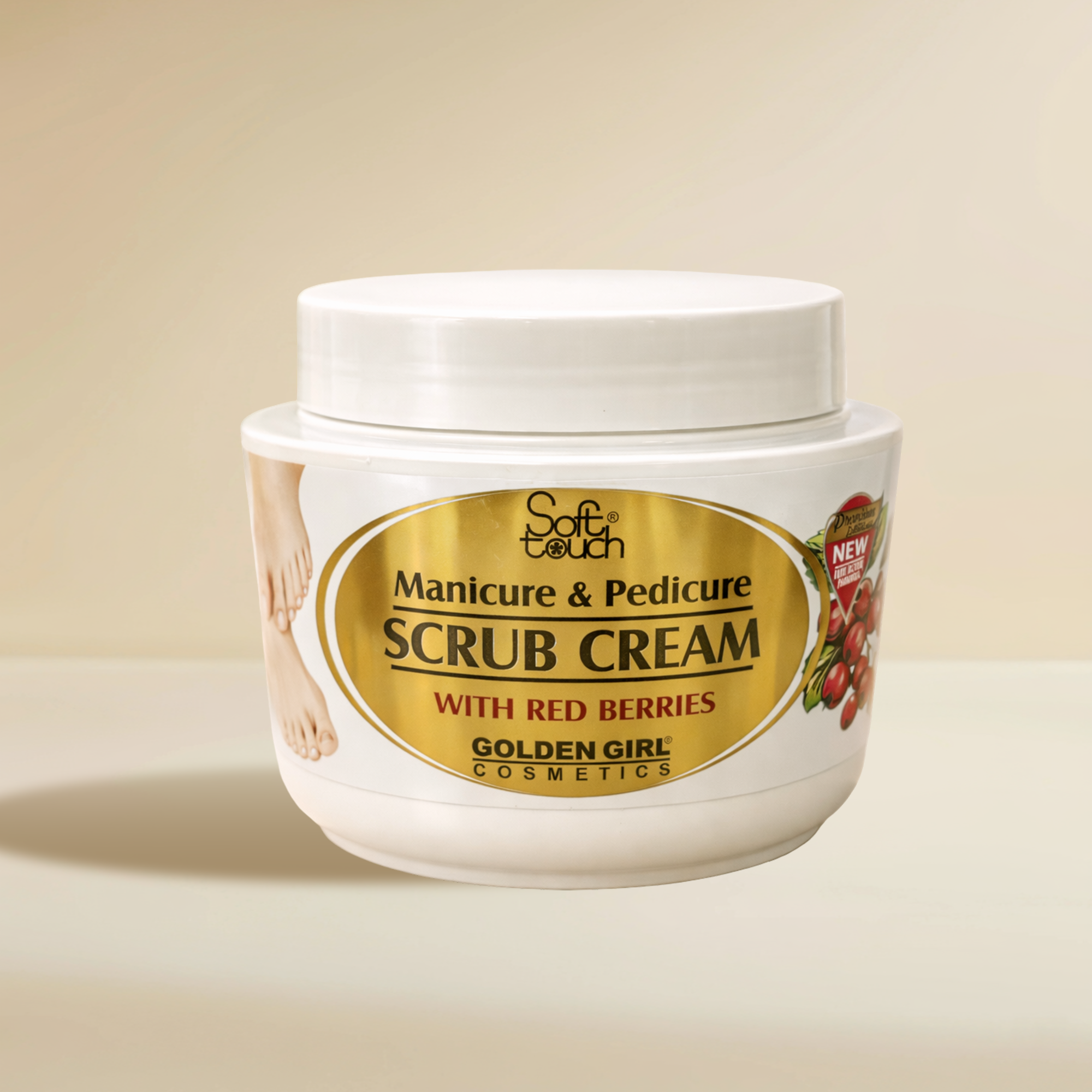 Manicure & Pedicure Scrub Cream - Golden Girl Cosmetics
