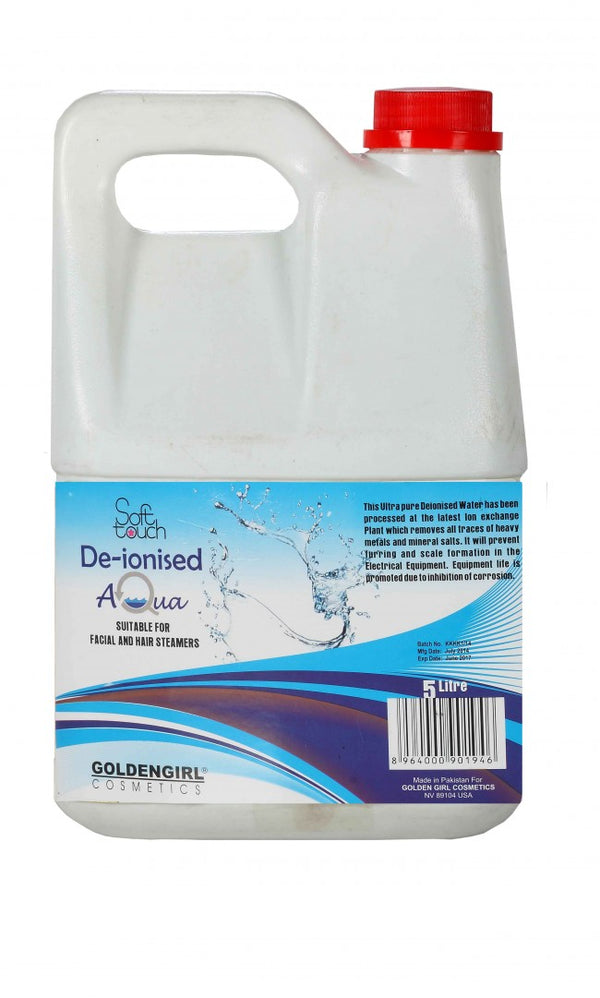 Deionized Aqua for Steamer 5 Ltr - Golden Girl Cosmetics