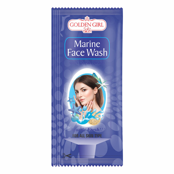 Face Wash Marine Sachet 8ml - Golden Girl Cosmetics