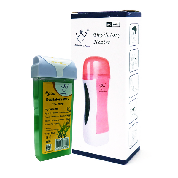 Depilatory Heater with Rosin Wax